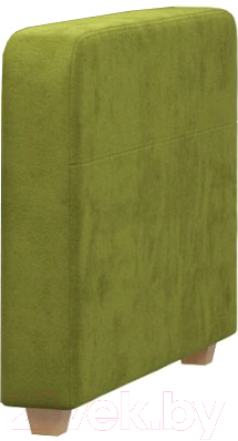 Подлокотник мебельный Woodcraft Брайт Б1 правый вариант 10 (зеленый велюр)