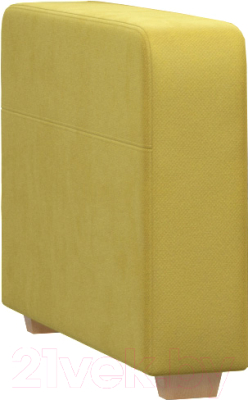 Подлокотник мебельный Woodcraft Брайт Б2 левый вариант 6 (горчичный велюр)