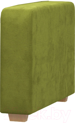 Подлокотник мебельный Woodcraft Брайт Б2 правый вариант 10 (зеленый велюр)