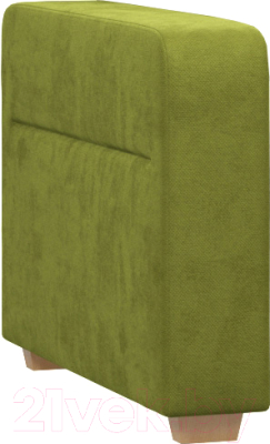 Подлокотник мебельный Woodcraft Брайт Б4 левый вариант 10 (зеленый велюр)