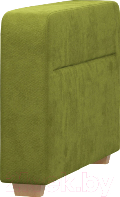 Подлокотник мебельный Woodcraft Брайт Б4 правый вариант 10 (зеленый велюр)