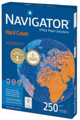 Бумага NAVIGATOR Hard Cover A4 250г/м 125л
