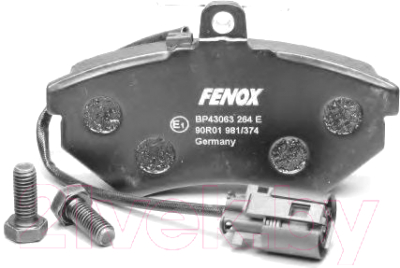 

Тормозные колодки Fenox, BP43063