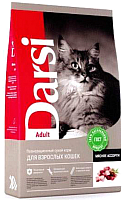 Сухой корм для кошек Darsi Adult Мясное ассорти / 37179 (10кг) - 