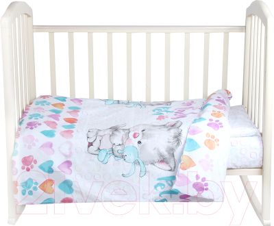 Комплект постельный для малышей Alis Киса 6 (поплин)