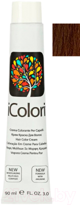 Крем-краска для волос Kaypro iColori 6.23 (темный блондин табачный)