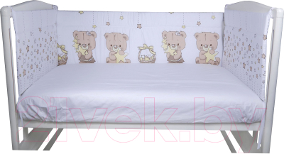 Комплект постельный для малышей Эдельвейс Мечтатели (сатин, поплин/бежевый)