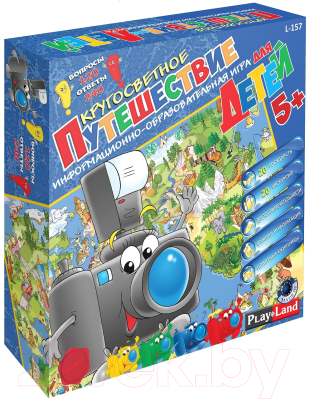 

Настольная игра Play Land, Кругосветное путешествие для детей / L-157