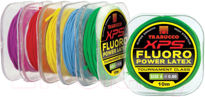 Фидергам Trabucco Fluoro Power Latex 0.9мм 10м / 102-02-090