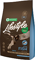 Сухой корм для кошек Nature's Protection Lifestyle Grain Free Adult Sterilised White Fish / NPLS45803 (7кг) - 