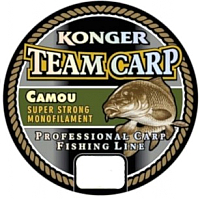 Леска монофильная Konger Team Carp Camou 0.25мм 1000м / 227001025 - 