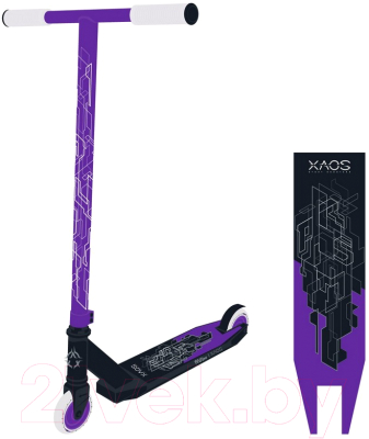 Самокат трюковый Xaos Prism 100 (фиолетовый)
