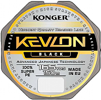 Леска плетеная Konger Kevlon X4 Black 0.06мм 150м / 250151006 - 