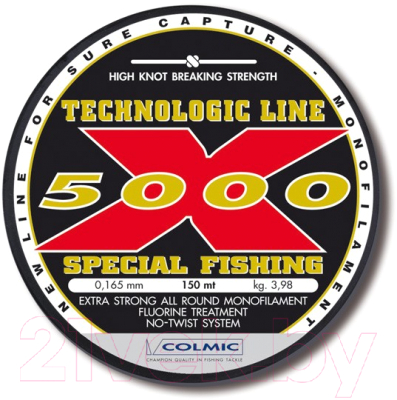 Изображение товара Леска монофильная Colmic X-5000 150mt – 0.10mm