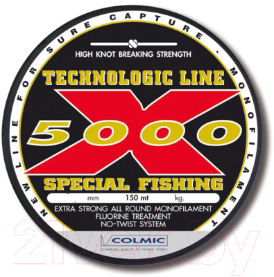 Изображение товара Леска монофильная Colmic X-5000 150mt – 0.14mm