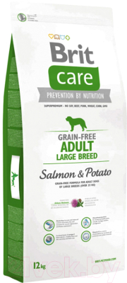 Сухой корм для собак Brit Care Adult Large Breed Salmon & Potato / 132727 (12кг)