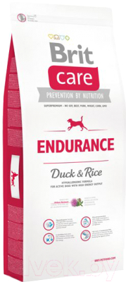Сухой корм для собак Brit Care Endurance Duck & Rice / 132739 (12кг)