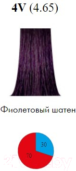 Крем-краска для волос Itely Colorly 2020 4V/4.65 (60мл)