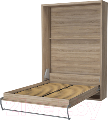 Шкаф-кровать трансформер Макс Стайл Kart 36мм 140x200 (дуб бардолино натуральный Н1145 ST10)