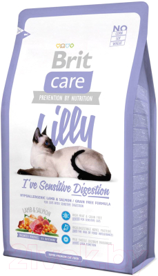 Сухой корм для кошек Brit Care Cat Lilly I've Sensitive Digestion / 132615 (7кг)