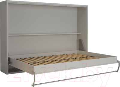 Шкаф-кровать трансформер Макс Стайл Wave 36мм 140x200 (светло-серый U708 ST9)