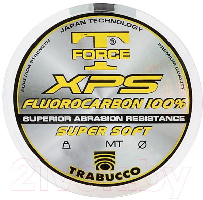 Леска флюорокарбоновая Trabucco T-Force Fluorocarbon 0.240мм 50м / 053-60-240
