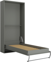 Шкаф-кровать трансформер Макс Стайл Kart 18мм 90x200 (серый пыльный U732 ST9) - 