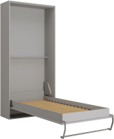 Шкаф-кровать трансформер Макс Стайл Kart 18мм 90x200 (светло-серый U708 ST9) - 