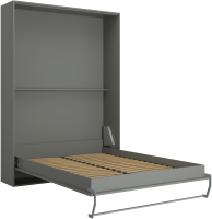 Шкаф-кровать трансформер Макс Стайл Kart 18мм 140x200 (серый пыльный U732 ST9) - 