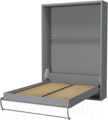 Шкаф-кровать трансформер Макс Стайл Kart 36мм 160x200 (серый пыльный U732 ST9)