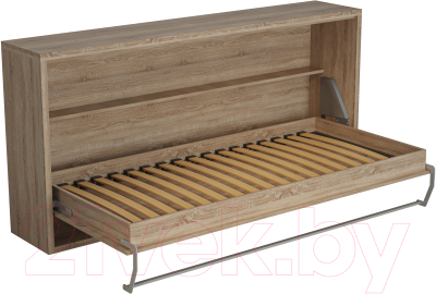 Шкаф-кровать трансформер Макс Стайл Wave 36мм 90x200 (дуб бардолино натуральный Н1145 ST10)