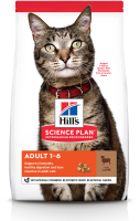 Сухой корм для кошек Hill's Science Plan Adult Optimal Care Lamb / 604719 (1.5кг) - 