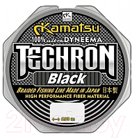 Леска плетеная KAMATSU Techron Black 0.14мм 100м / 255100014 - 