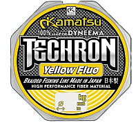 Леска плетеная KAMATSU Techron Yelloy Fluo 0.18мм 150м / 258150018 - 
