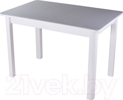 Обеденный стол Домотека Румба ПР 70х110-147 (серый/белый/04)