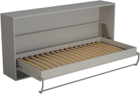 Шкаф-кровать трансформер Макс Стайл Wave 18мм 90x200 (светло-серый U708 ST9) - 