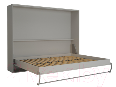 Шкаф-кровать трансформер Макс Стайл Wave 18мм 160x200 (светло-серый U708 ST9)