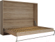 Шкаф-кровать трансформер Макс Стайл Wave 18мм 160x200 (дуб бардолино натуральный Н1145 ST10) - 