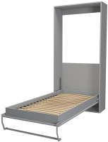 Шкаф-кровать трансформер Макс Стайл Smart 18мм 90x200 (серый пыльный U732 ST9) - 
