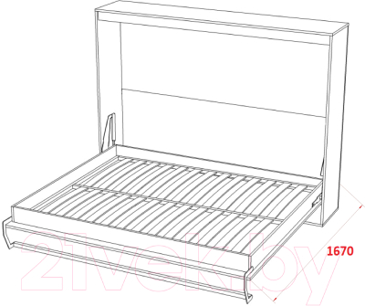 Шкаф-кровать трансформер Макс Стайл Strada 18мм 140x200 (бежевый U200 ST9)