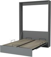 Шкаф-кровать трансформер Макс Стайл Studio 18мм 140x200 (серый пыльный U732 ST9) - 