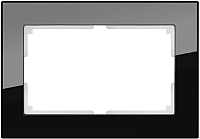 Рамка для выключателя Werkel WL01-Frame-01-DBL / a040287 (черный) - 
