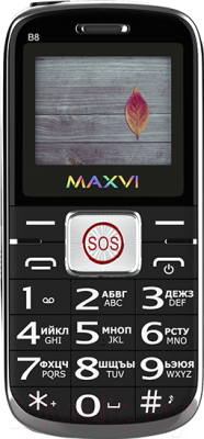 Мобильный телефон Maxvi B8 (черный)
