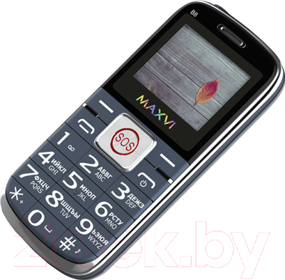 Мобильный телефон Maxvi B8 (маренго)