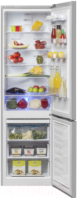 Холодильник с морозильником Beko RCNK321E20X