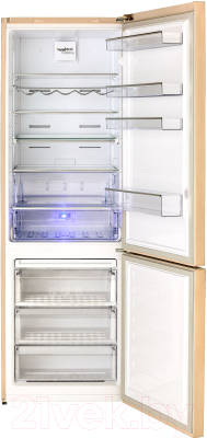 Холодильник с морозильником Beko RCNK356E20SB