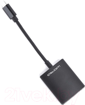 Адаптер Atom USB Type-C 3.1 - Micro SD/TF (черный)