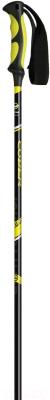 Горнолыжные палки Cober Quattordici Yellow / 7572 (р-р 110, 14мм)