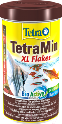 Корм для рыб Tetra Min XL Flakes (500мл)