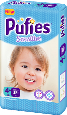 

Подгузники детские Pufies, Sensitive Maxi 4+